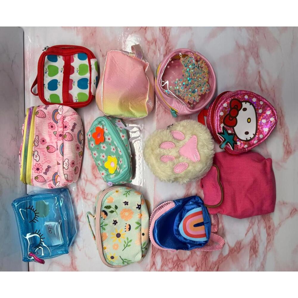18 inch doll bag lot - various brands - fits american girl doll